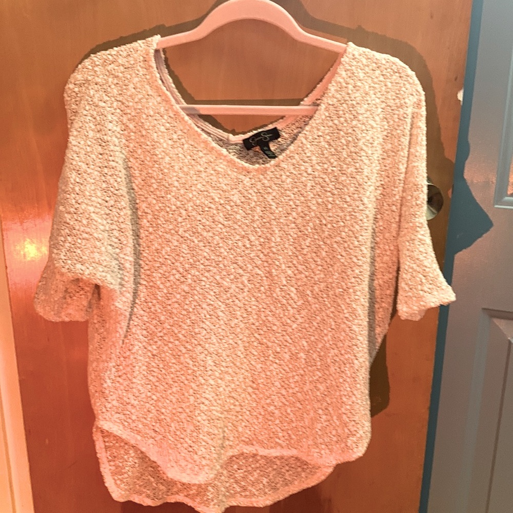 Shiny Jessica Simpson Top